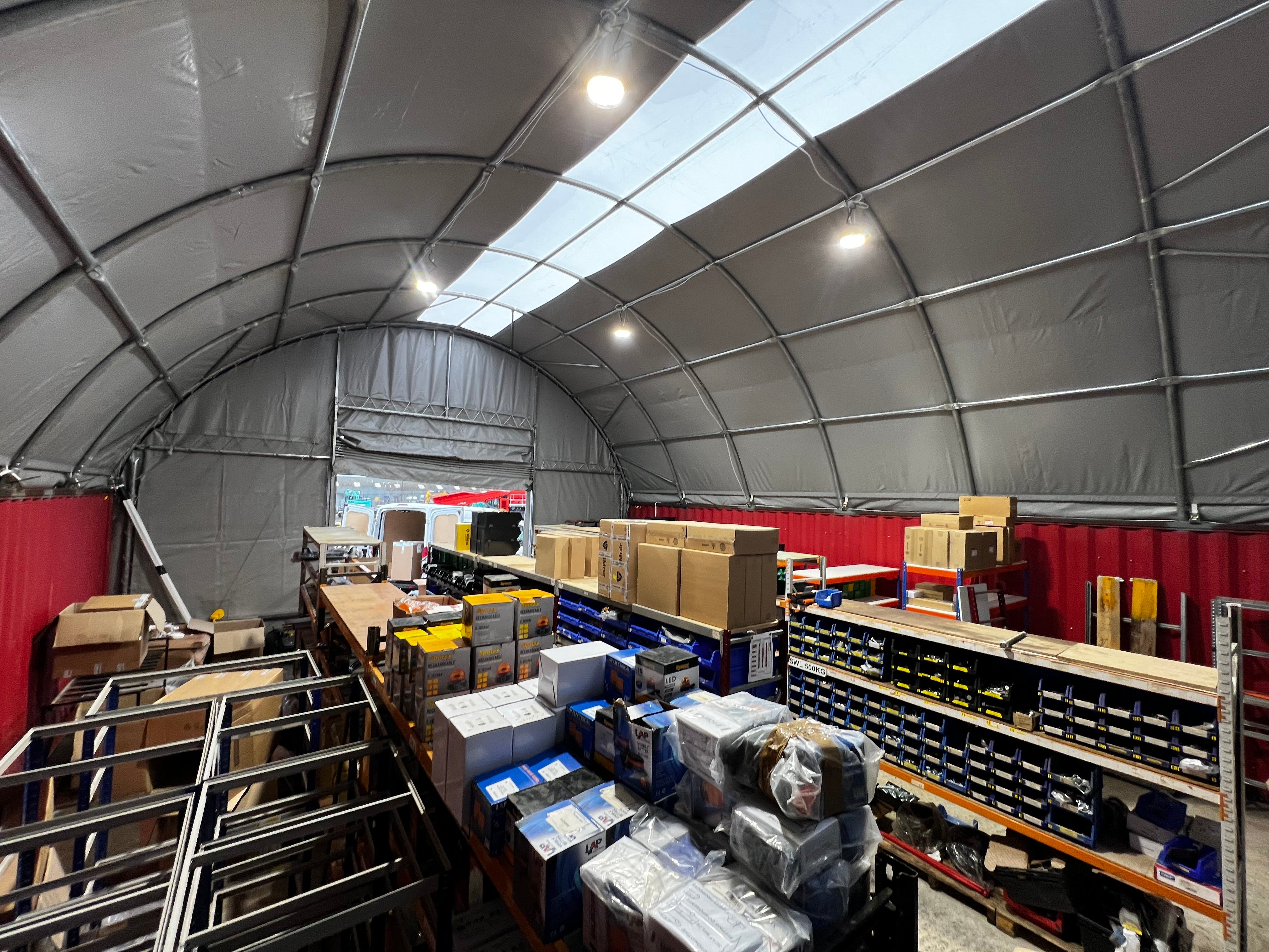 Container Canopies - 26ft x 40ft x 10ft (8m x 12m x 3m)