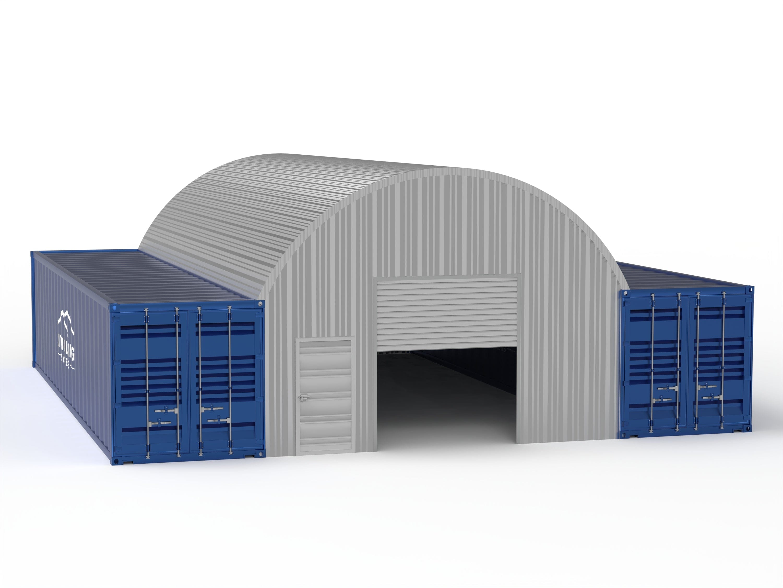 Steel Container Canopies - 20ft x 40ft x 6.5ft (6m x 12m x 2m)