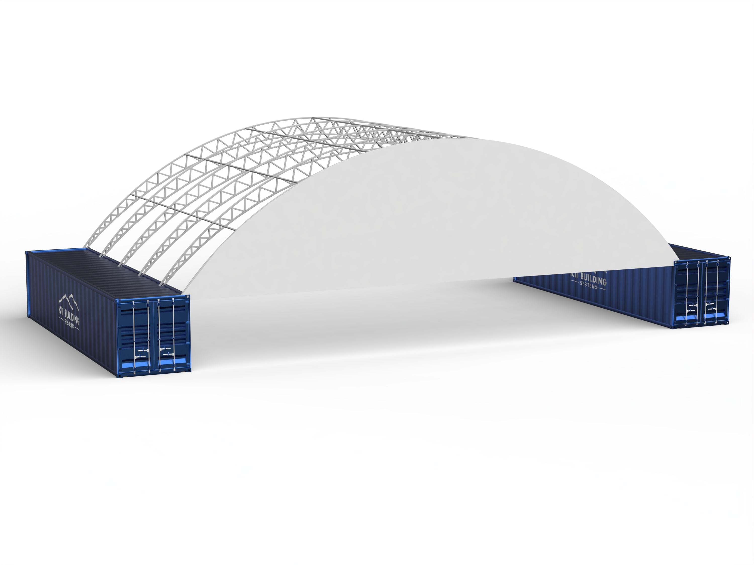 Abri conteneur - 60ft x 80ft x 20ft (18m x 24,3m x 6m)