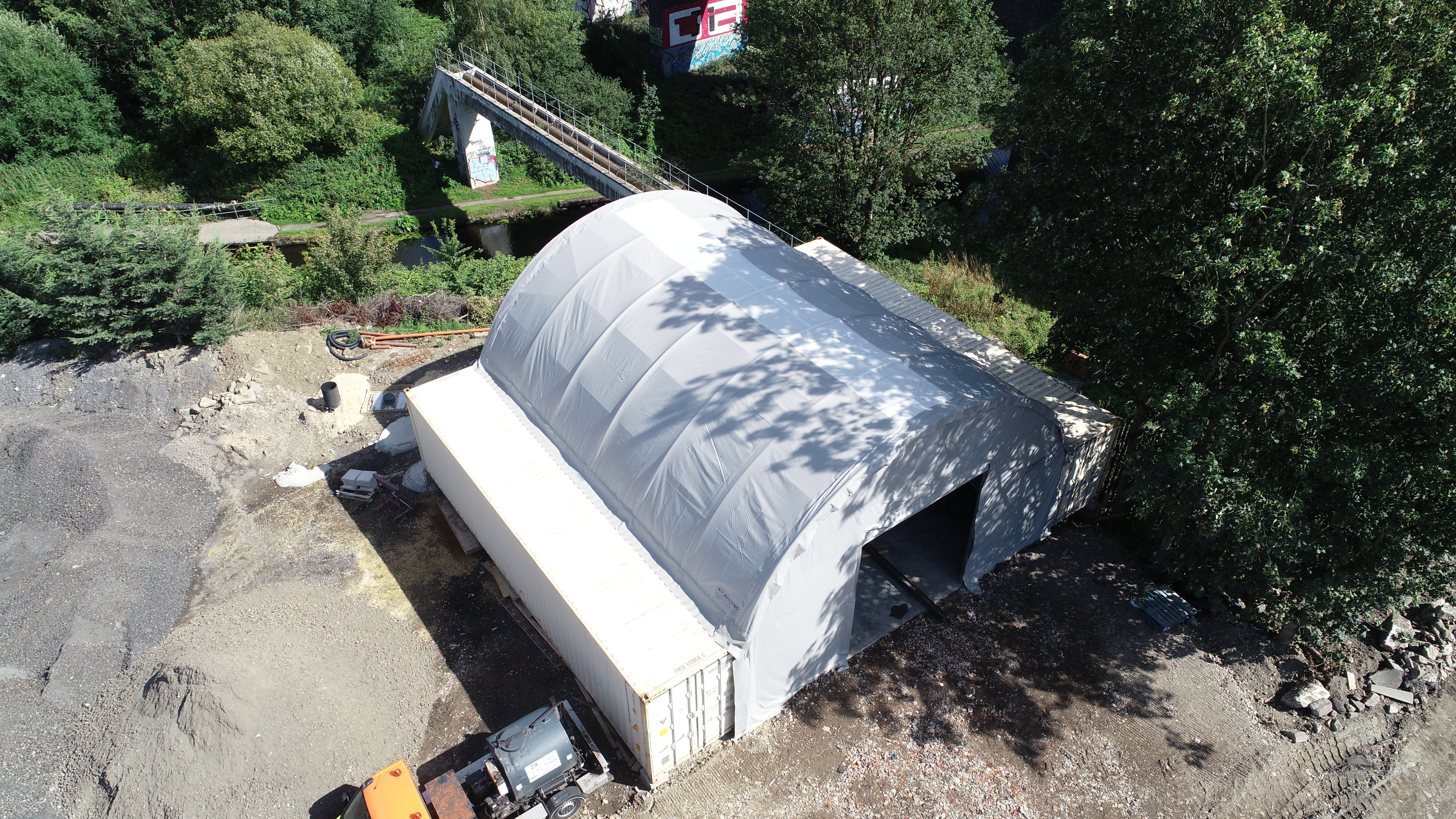 Container Canopies - 26ft x 40ft x 10ft (8m x 12m x 3m)