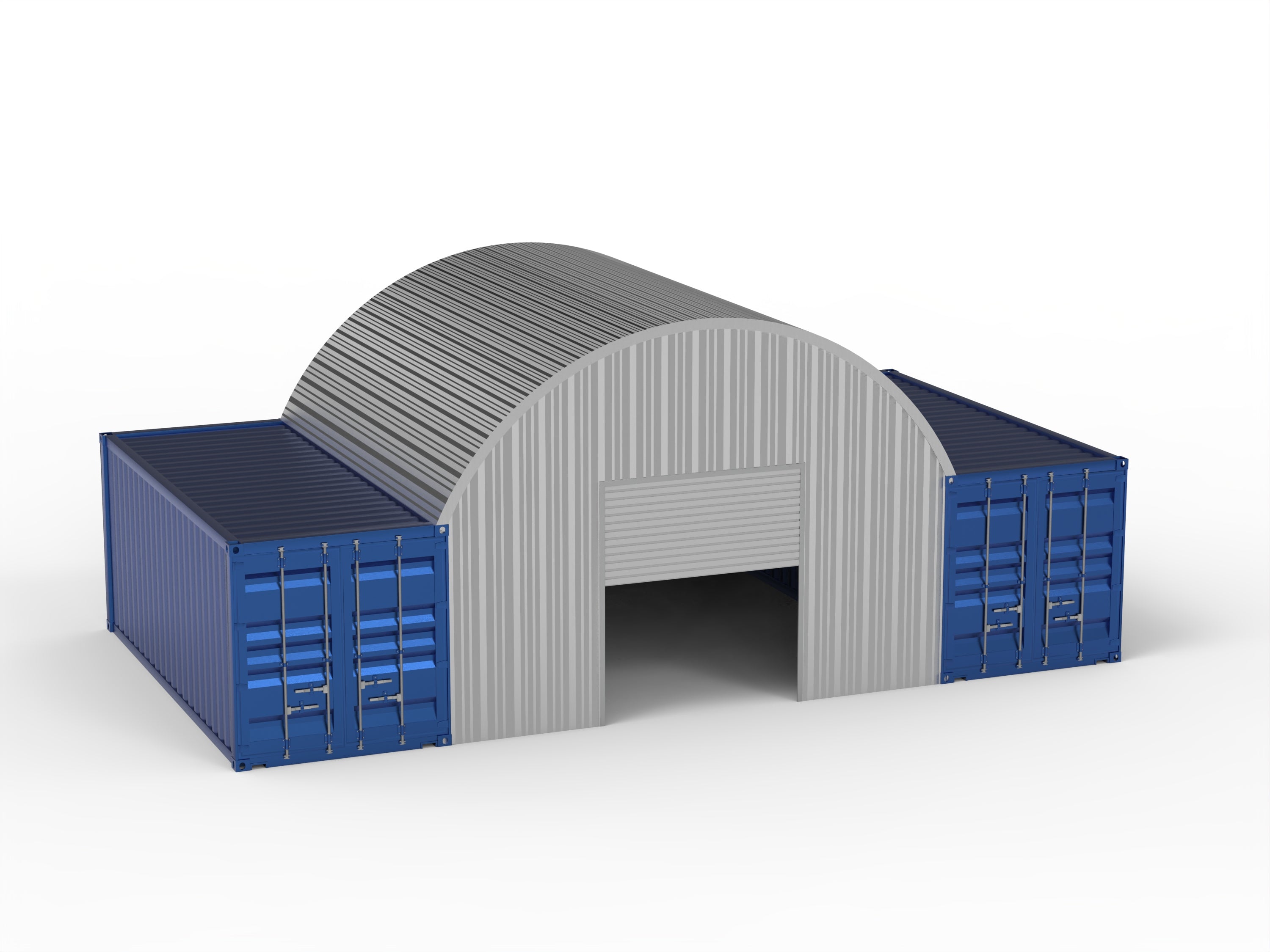 Auvents en conteneur en acier - 20ft x 20ft x 6,5ft (6m x 6m x 2m)