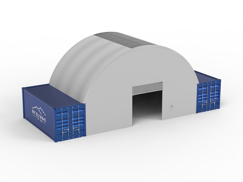 Auvents de conteneurs - 33 pieds x 20 pieds x 12 pieds (10 mx 6 mx 3,6 m)