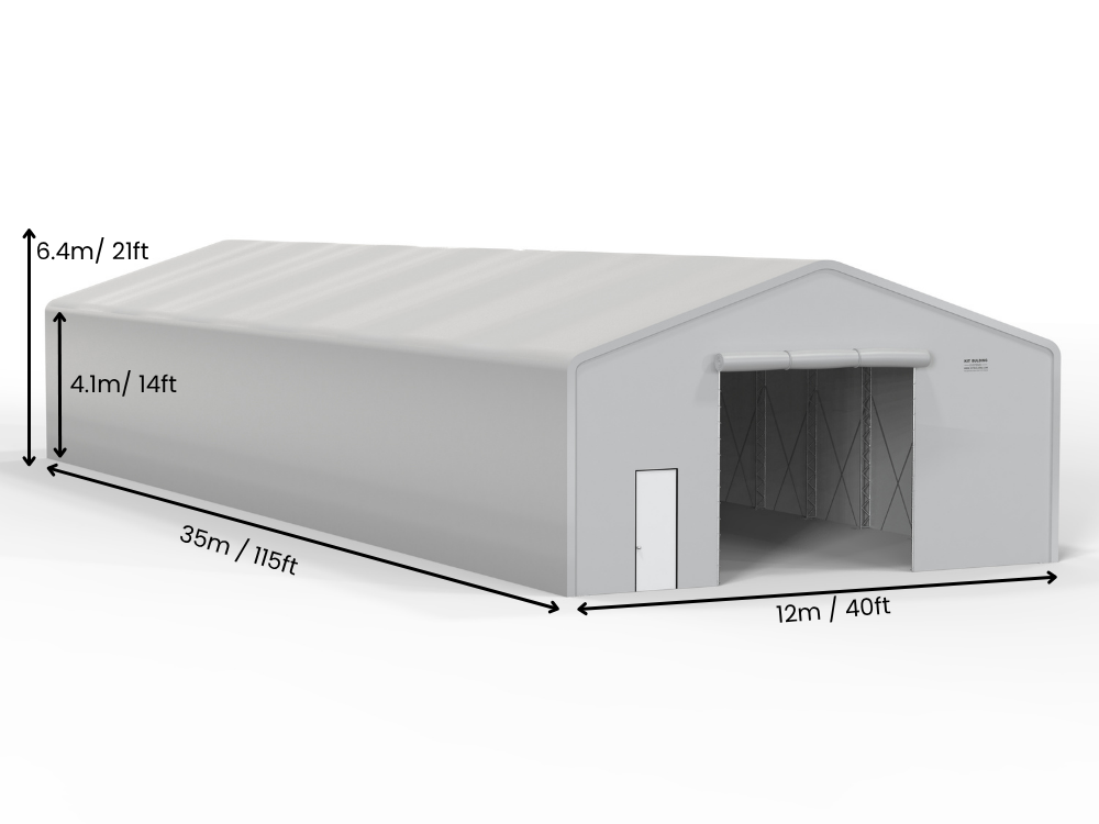 Bâtiments de stockage en toile | Double ferme