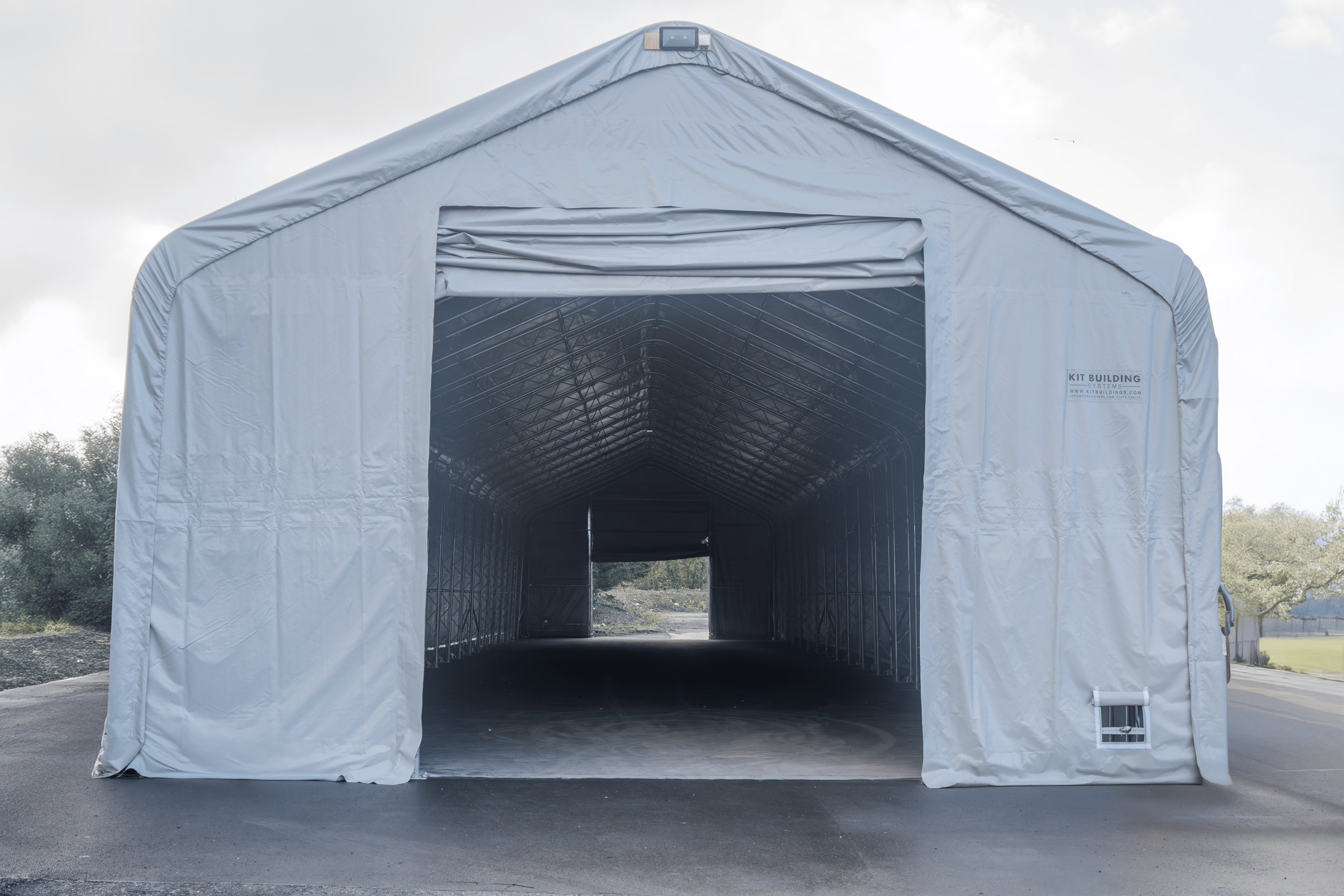 Fabric Storage Buildings | Double Truss