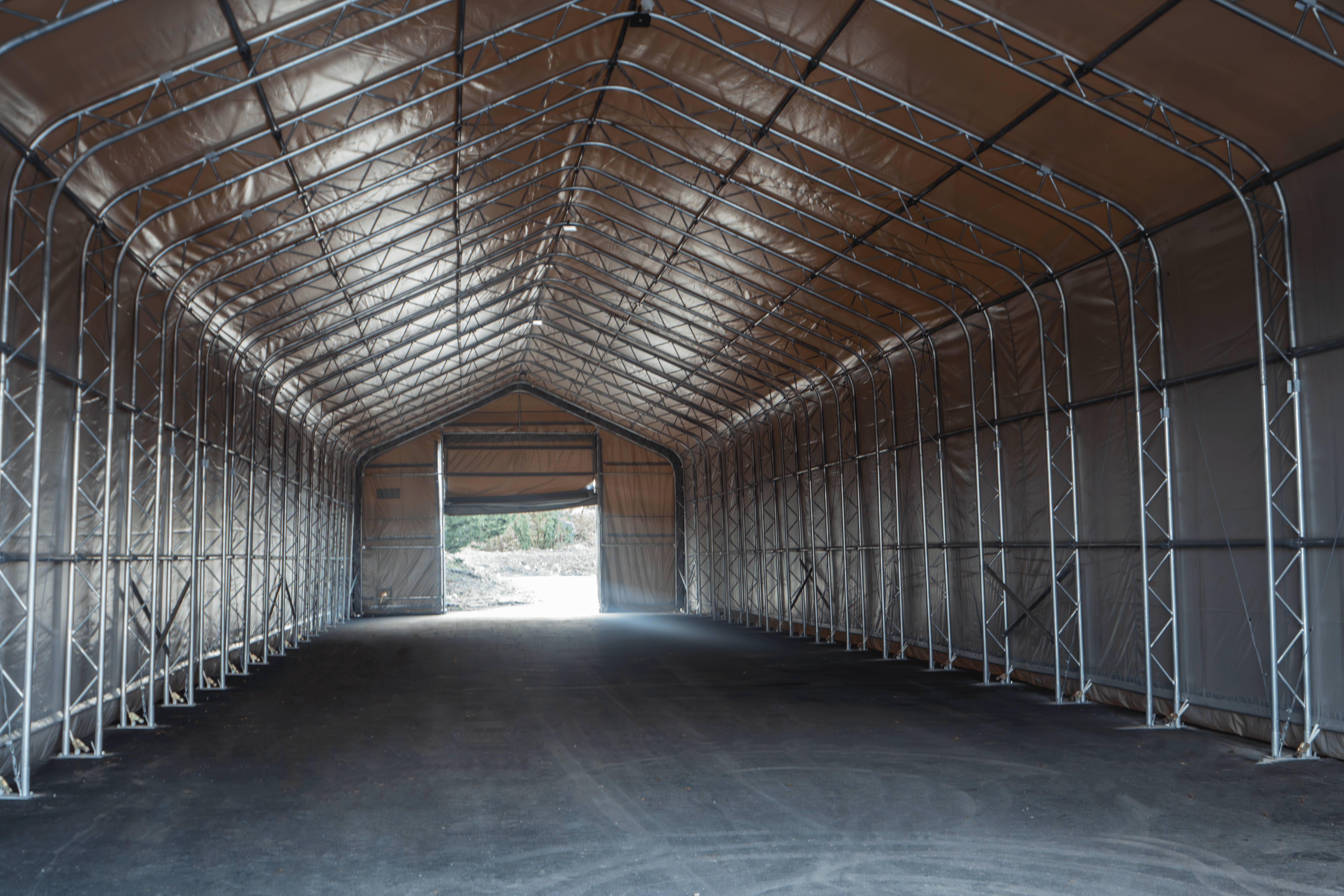 Fabric Storage Buildings | Double Truss