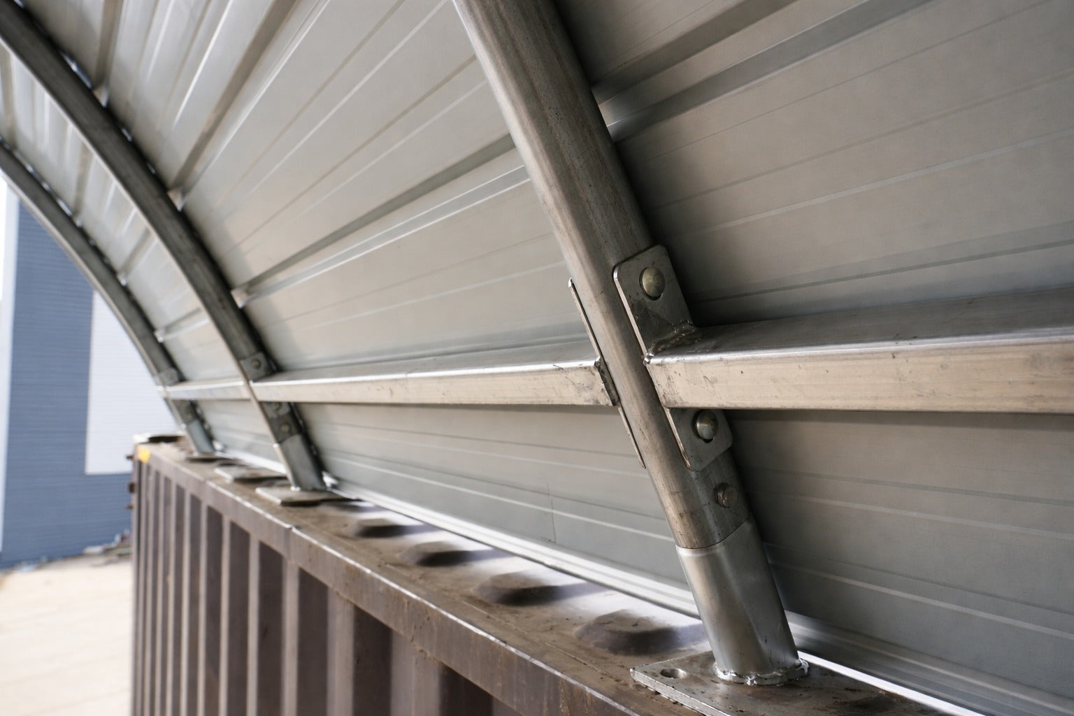 Single Truss Steel Container Canopies Gallery – Kit Buildings