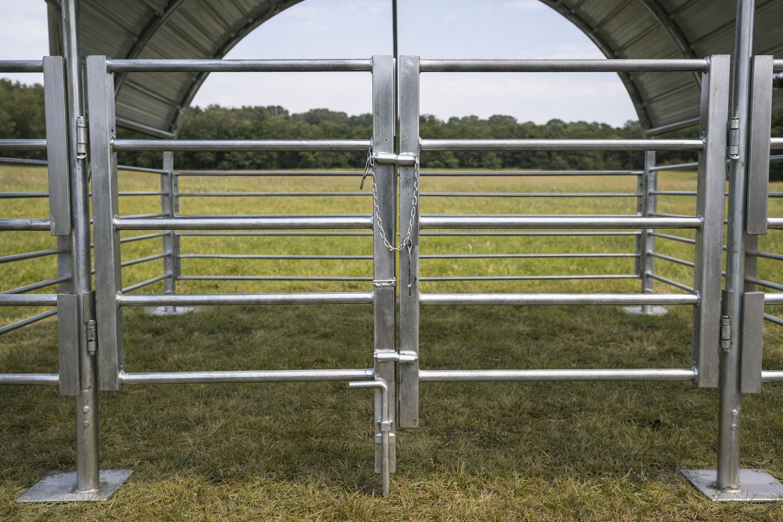 Steel Enclosed Livestock Shelters
