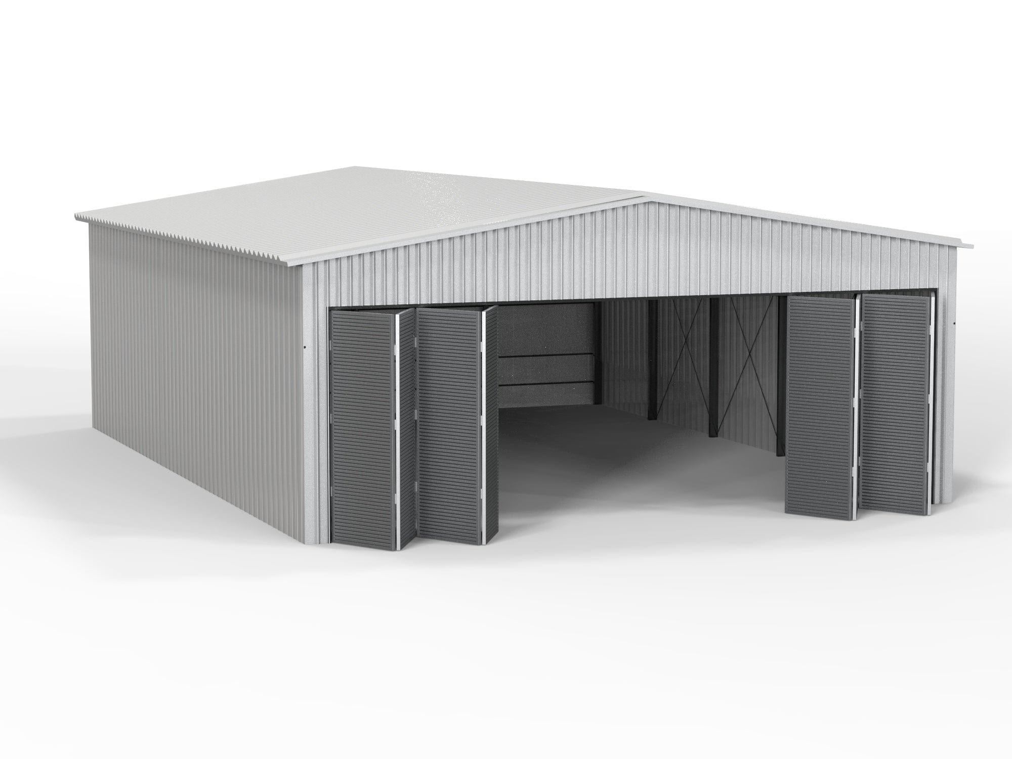 Kit Buildings Aircraft Hangar 66ft x 50ft x 19ft (20x15x5.7m) Insulated Aircraft Hangar