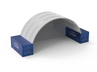Auvents de conteneurs - 40 pieds x 20 pieds x 15 pieds (12 mx 6 mx 4,5 m)