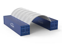 Auvents de conteneurs - 20 pieds x 40 pieds x 6,5 pieds (6 mx 12 mx 2 m)