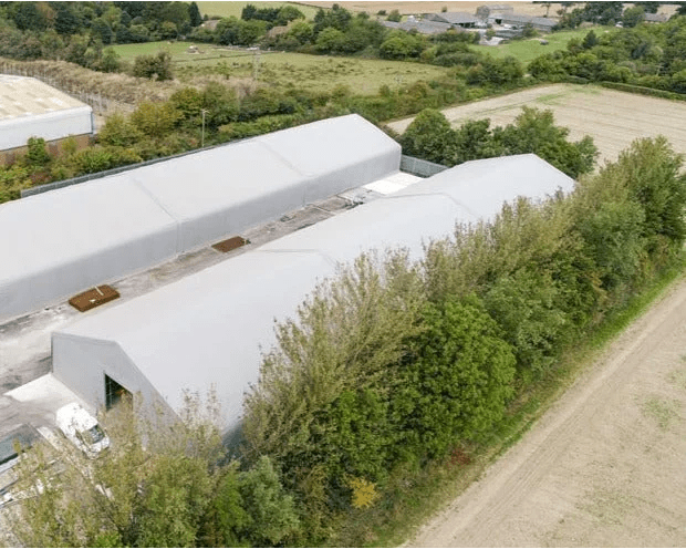 Pvc Complex Building Double Truss Fabric Storage Buildings in Canada | PVC Storage Buildings ...