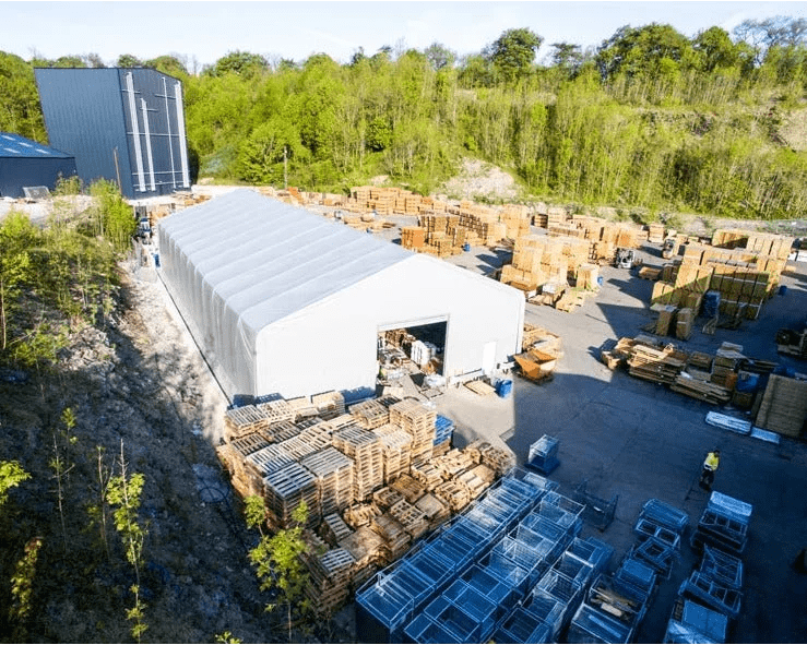 Pvc Complex Building Single Truss Fabric Storage Buildings in Canada | PVC Storage Buildings ...